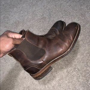 Wolverine 1000 Mile Men's Montague Boots Size 9.5D Brown Leather Chelsea Ankle